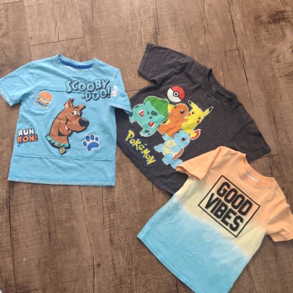 Boys lot of 3 T-shirts, Size 4T